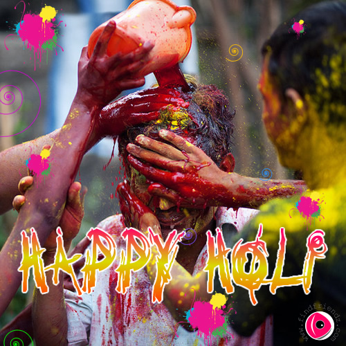 happy holi greeting cards