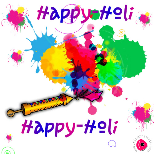 happy holi greeting cards