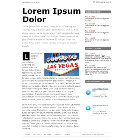 Newsletter Design