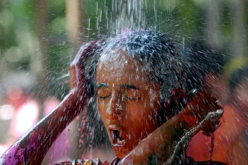 Happy Holi Girls Wet