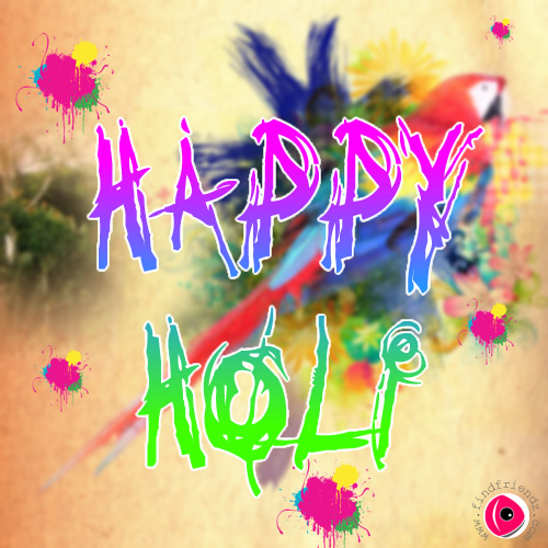 happy holi greeting cards