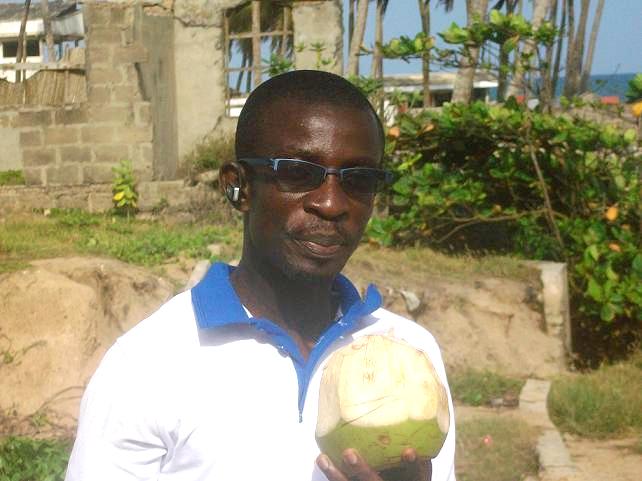 At the Winneba Beach