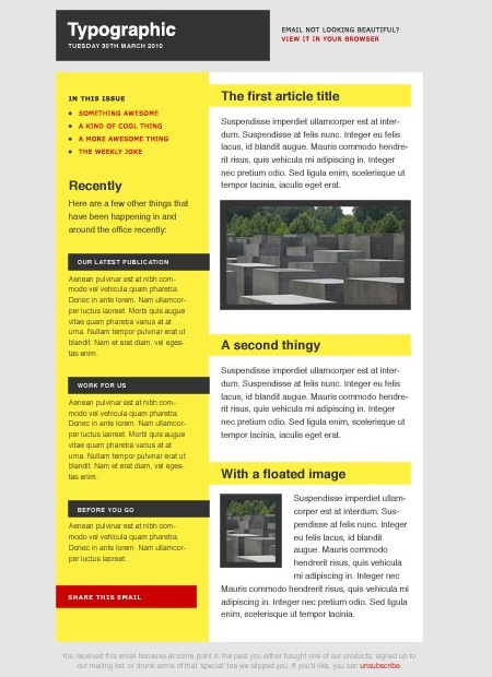 Newsletter Design