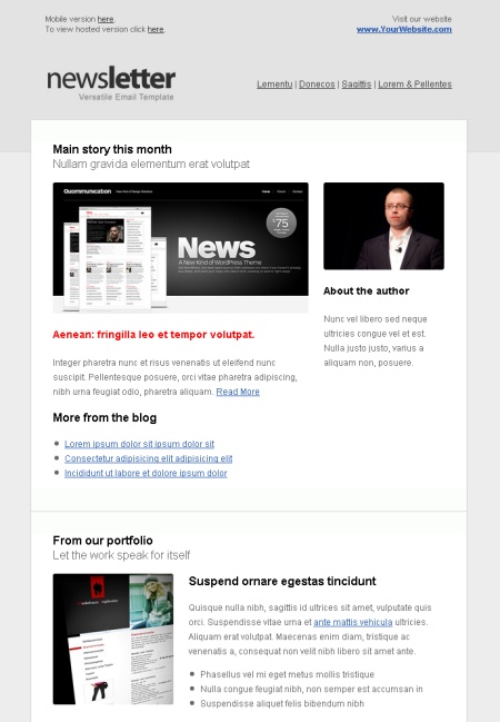 Newsletter Design