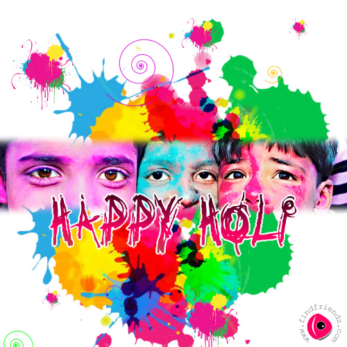 happy holi greeting cards