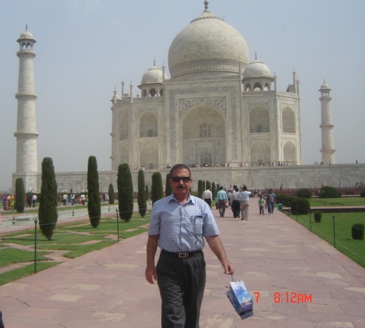 In Taj Mahal