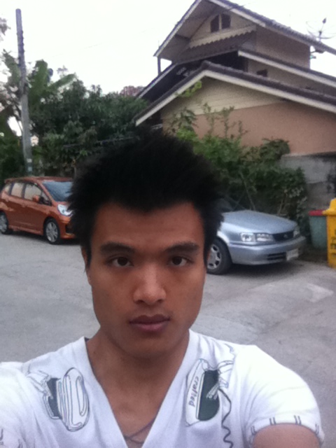 In front of my house in Bangkok