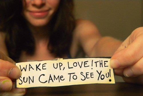 wake up