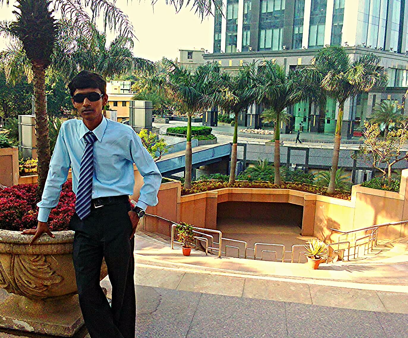 Me at U.B CITY in Bangalore