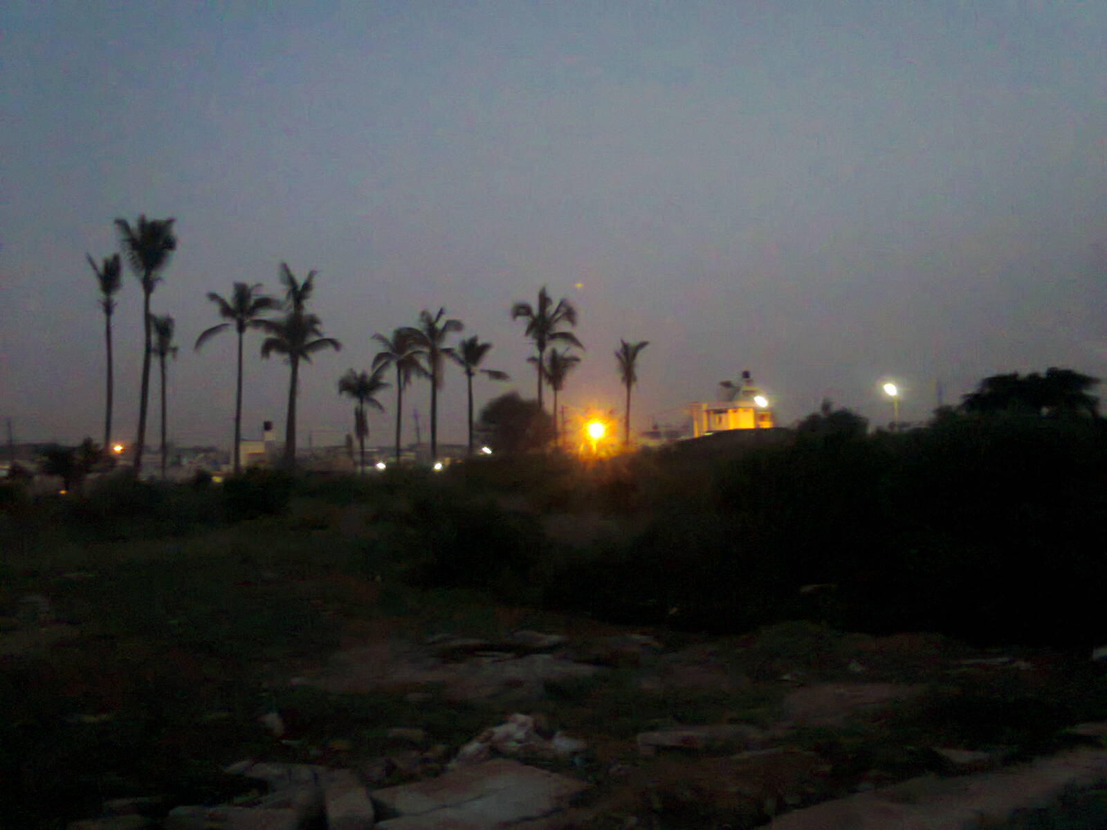 Outside scene of bangalore in the evening mode