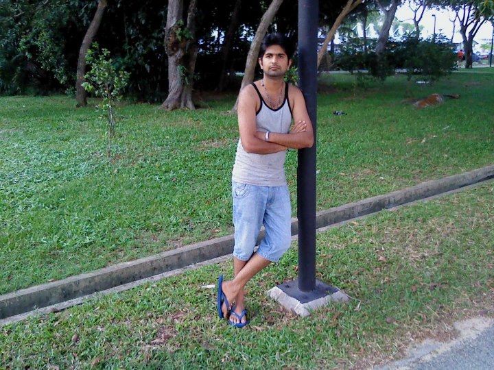 At changi beach Singapore!