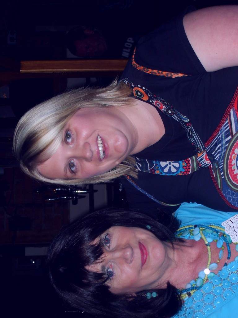 my daughter and I ME IN BLUE LOL