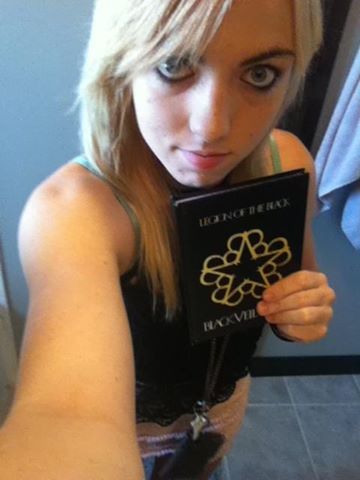 Me and my BVB Notebook!<3