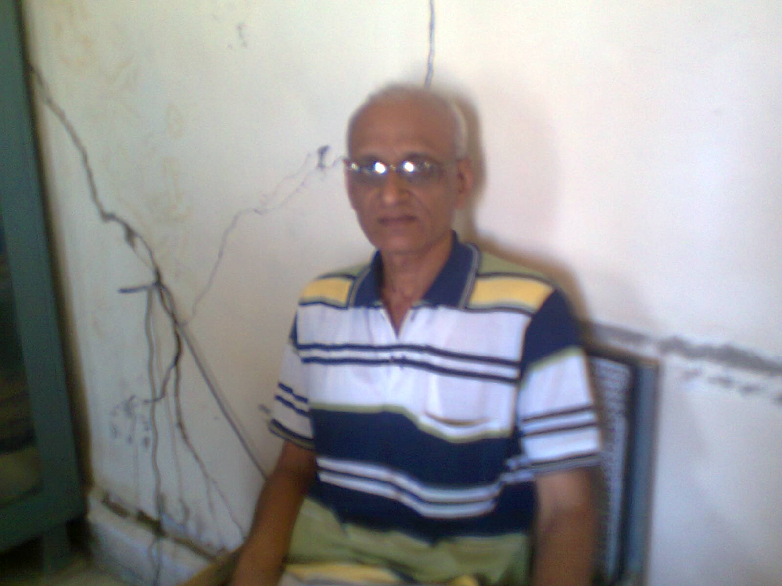 Sitting in office