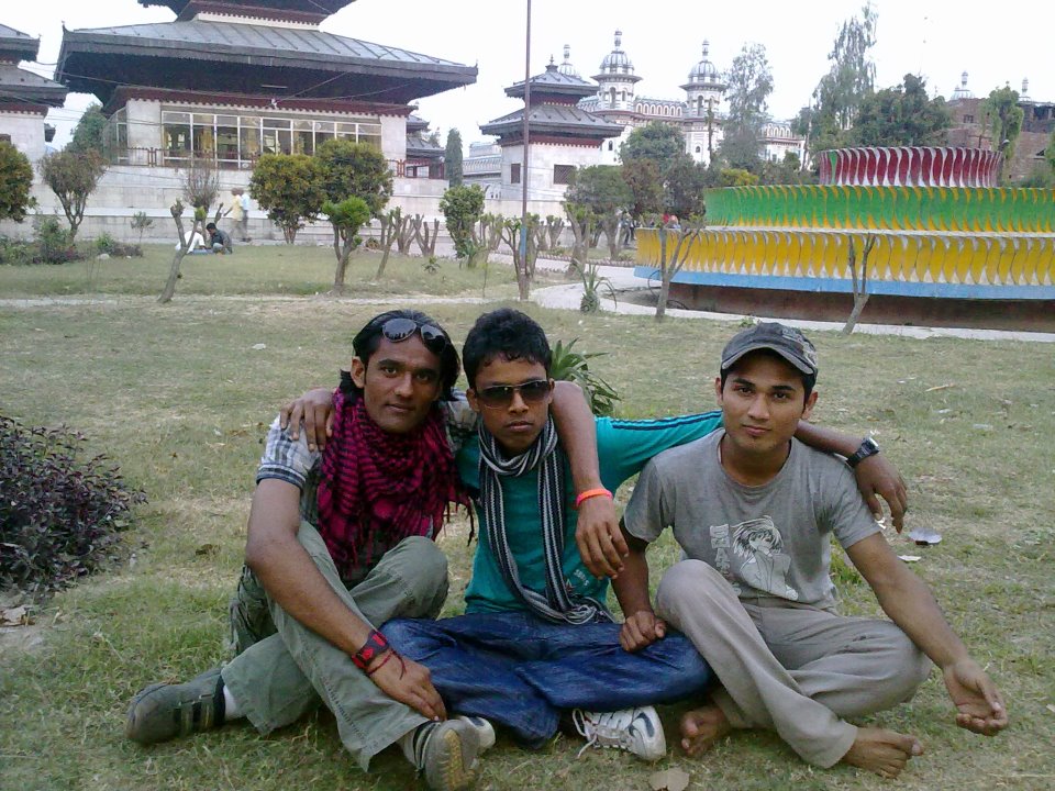 me with my frnd