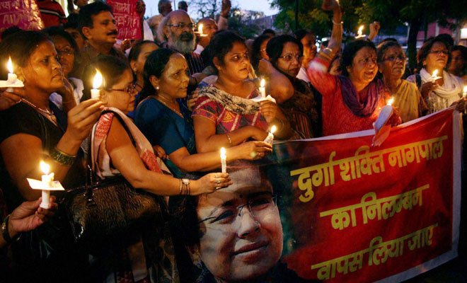 Support IAS officer Durga Shakti Nagpal
