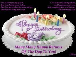 welcome for new birhday