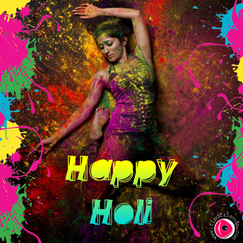 happy holi greeting cards