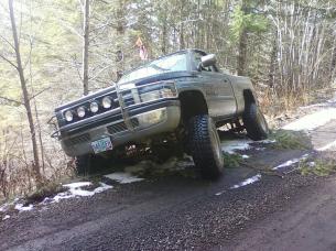 almost rolled down the mountain i dont know how  i didnt 