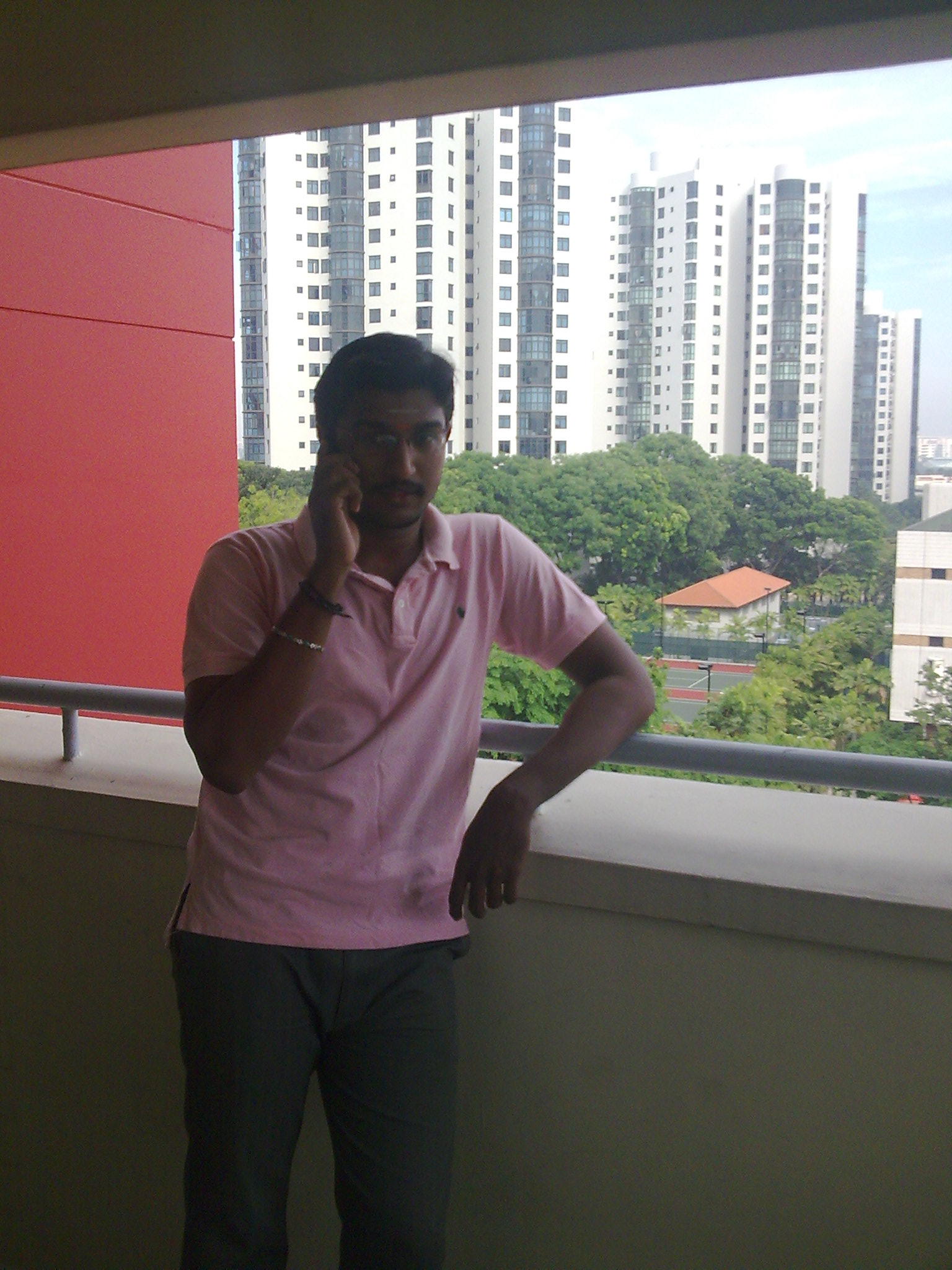 Infront of my home