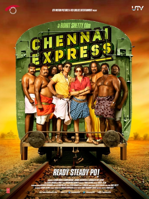Checkout the first looks of Shah Rukh Khan, Deepika Padukone, Chennai Express movie starring Shahruk