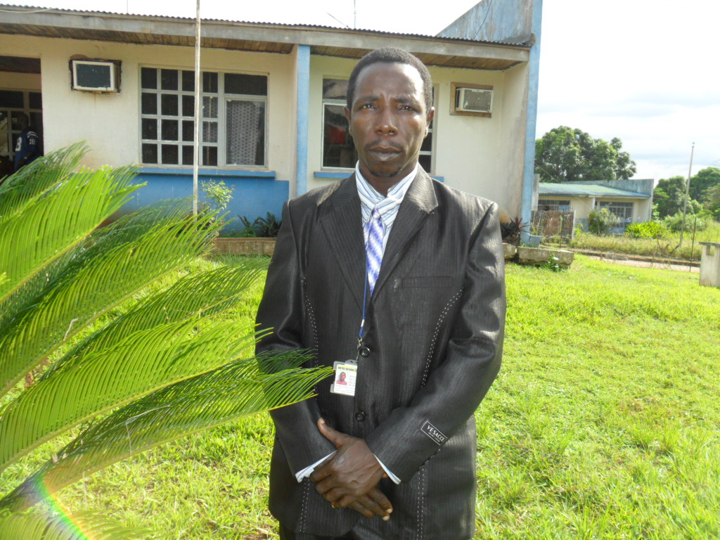 Leorobinson at his workplace