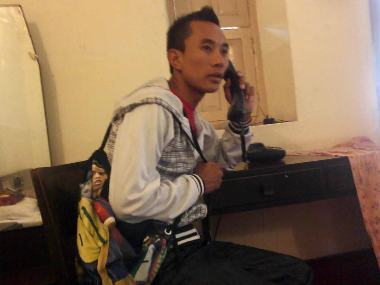 at room