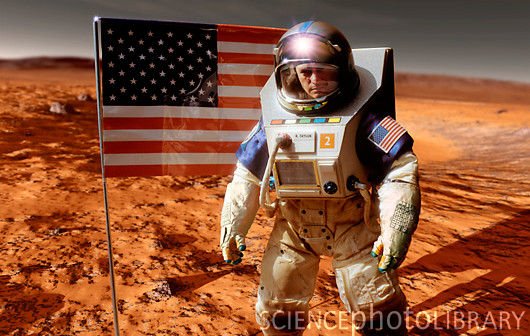 Astronaut on Mars dude!!