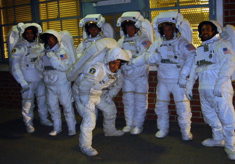 brave astronauts.