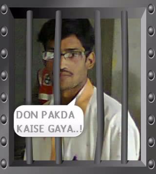 Me in photo frame like the jail