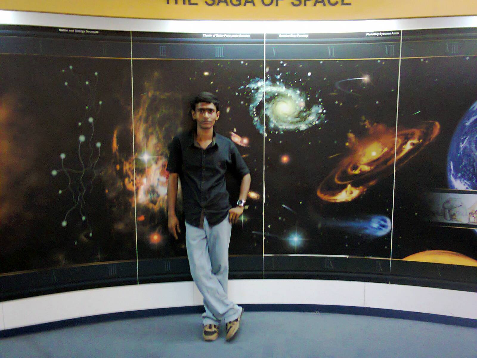At sciencity at kolkata