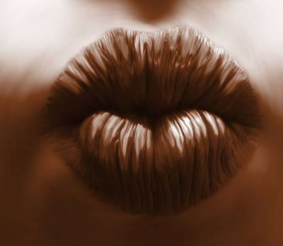 chocolate lips