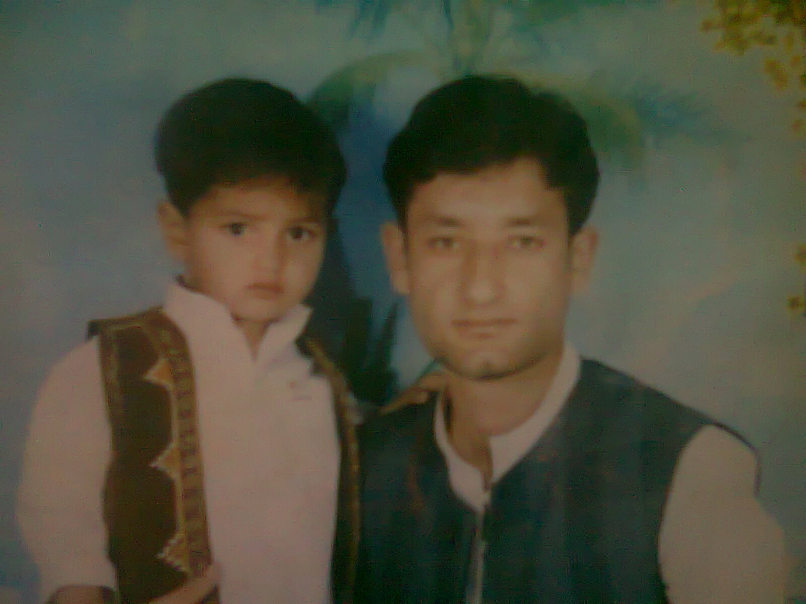 My photo along with my little and cute brother.
