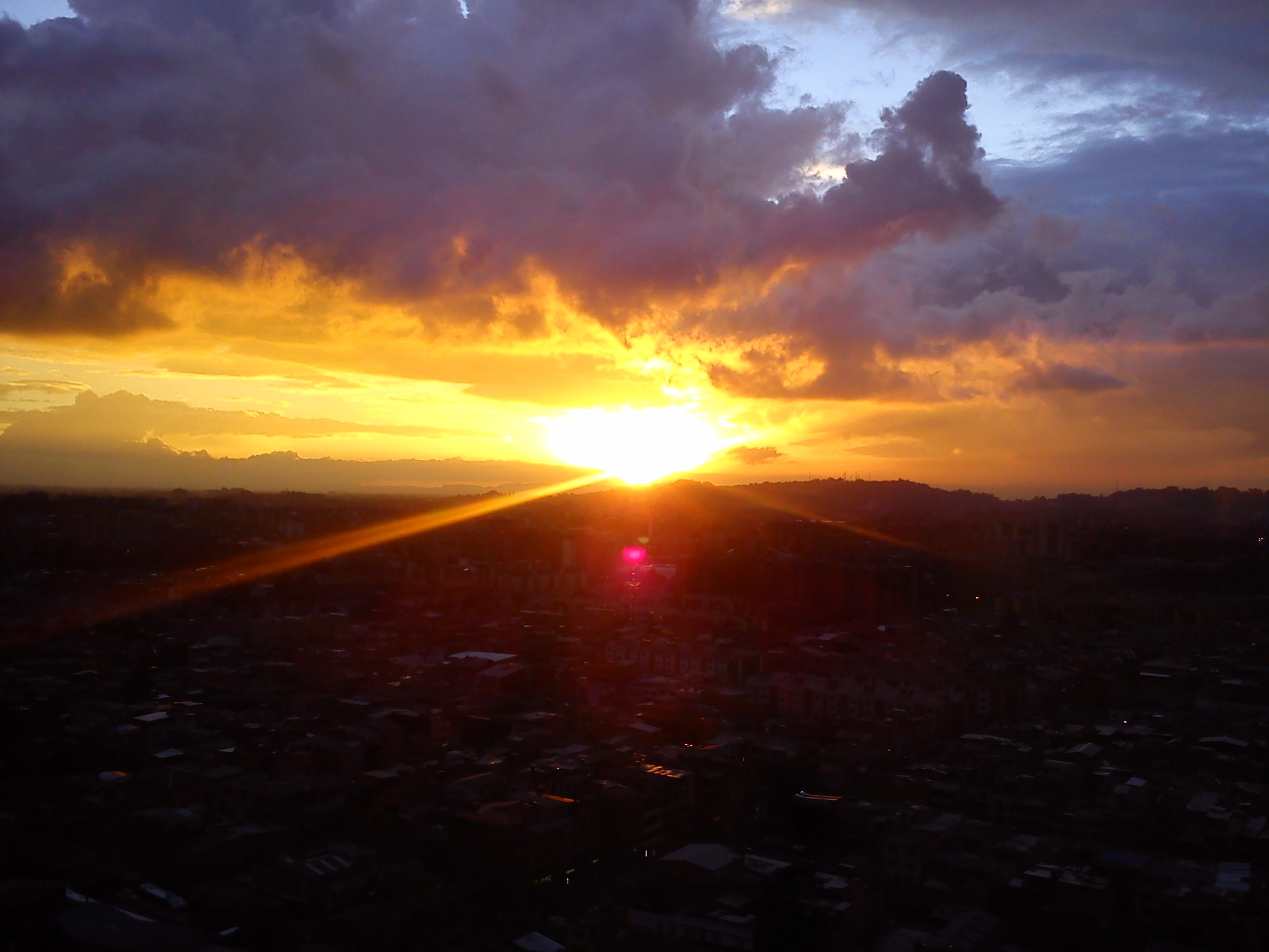 A beatiful sunset in my city!!!