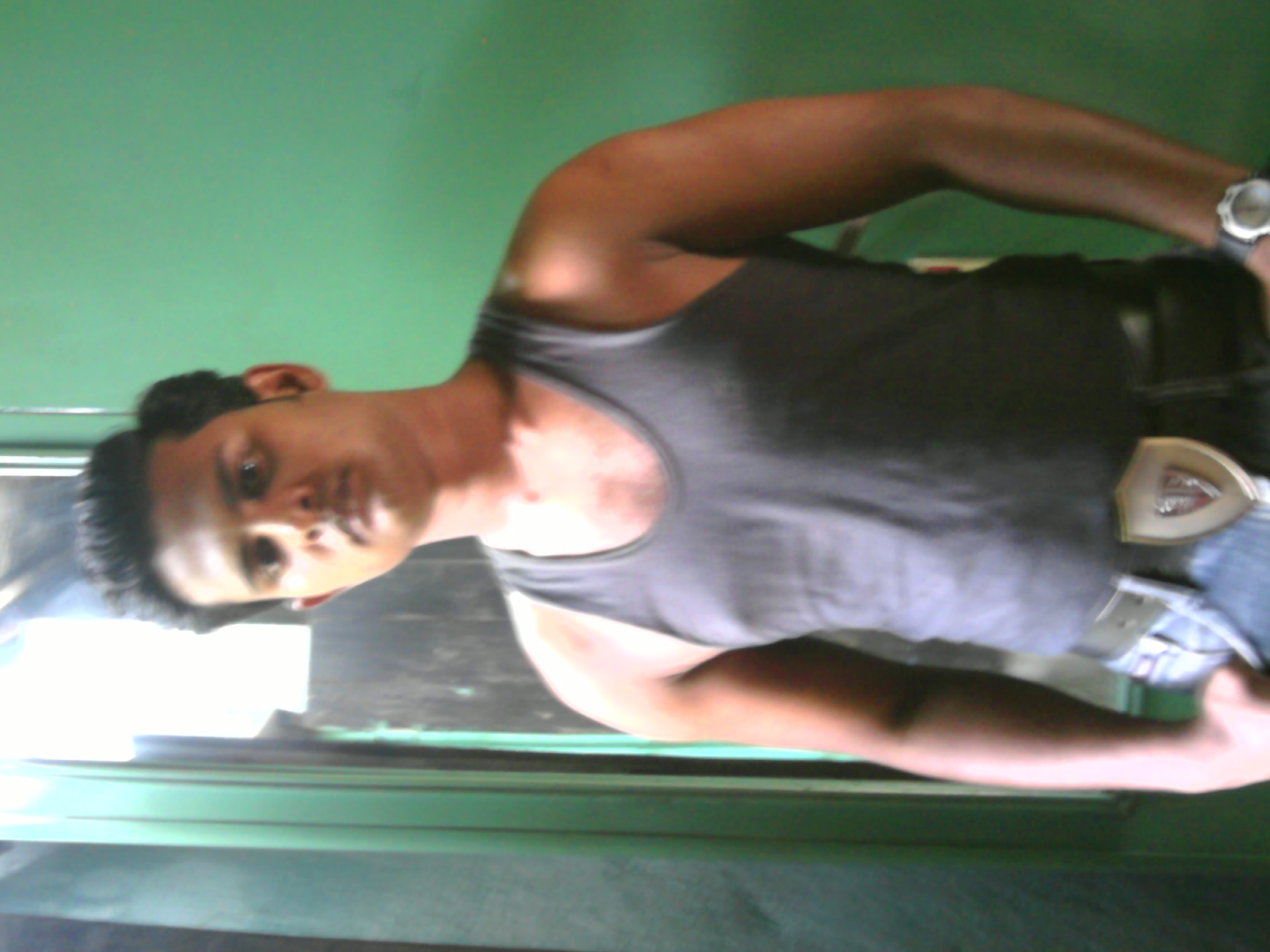 A determinded and self-confident person.