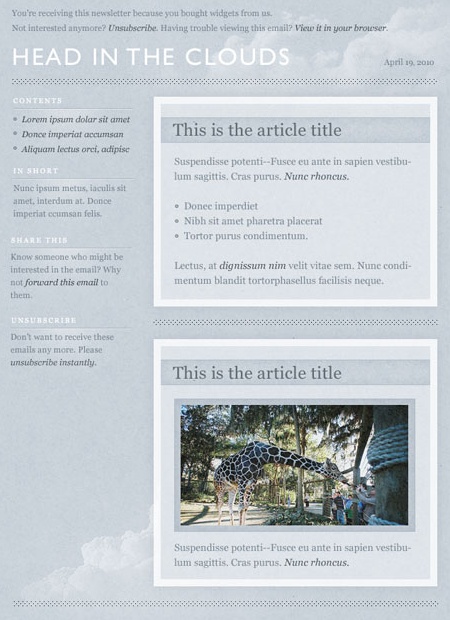 Newsletter Design