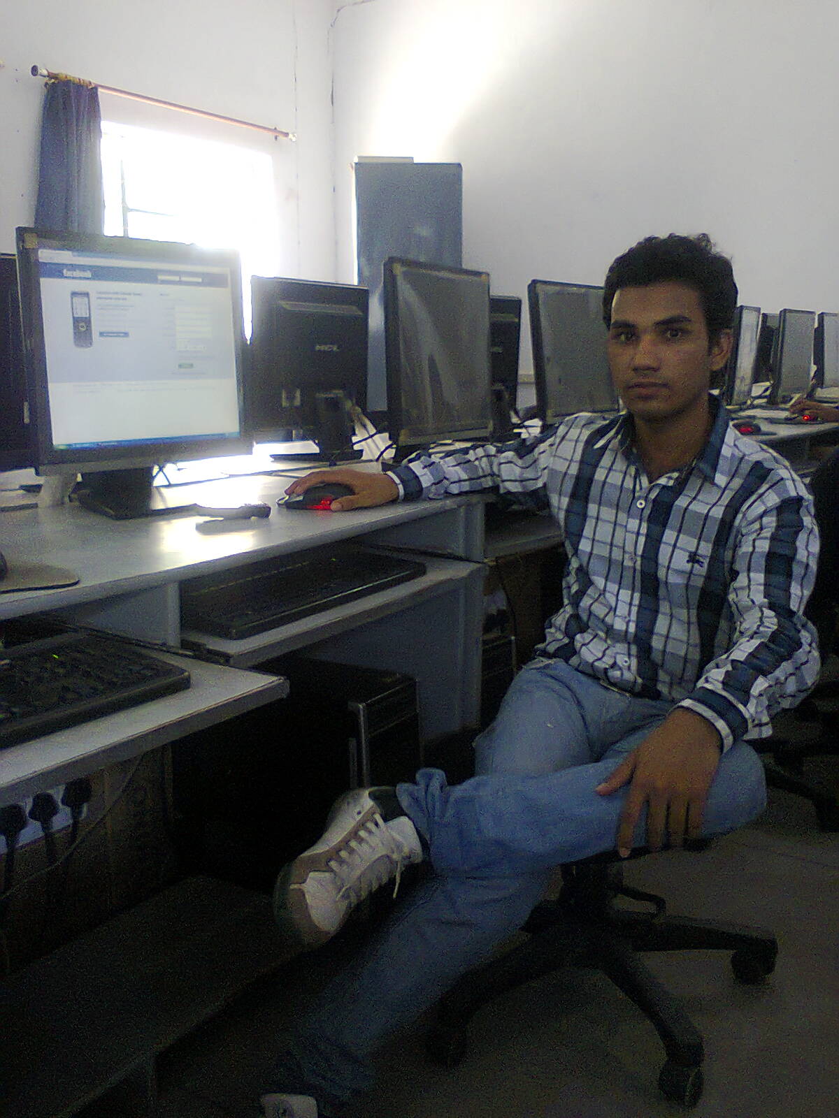 this is my college lab photo
