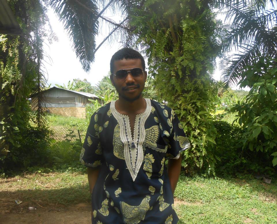 At mine house