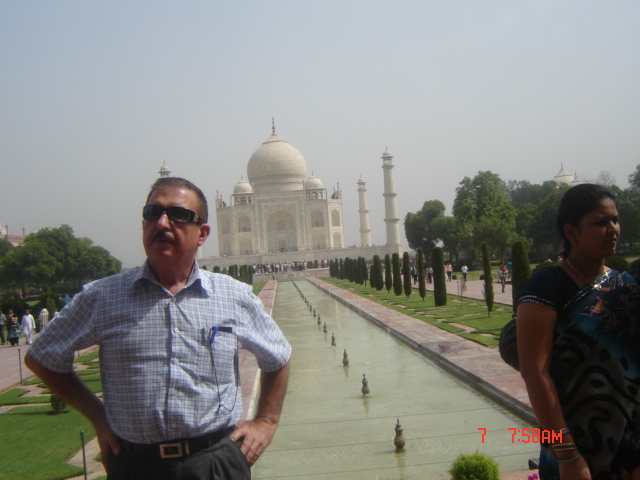 In Taj Mahal 