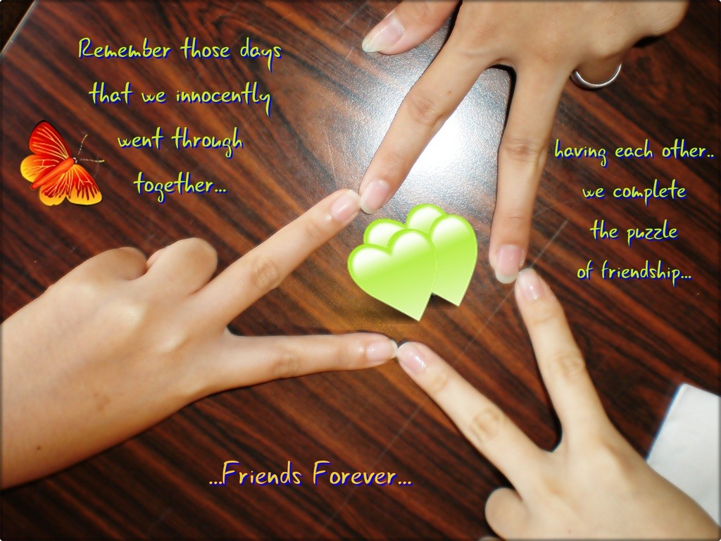 Remember those days at we innocently went through together..
      ....having each other..we comple