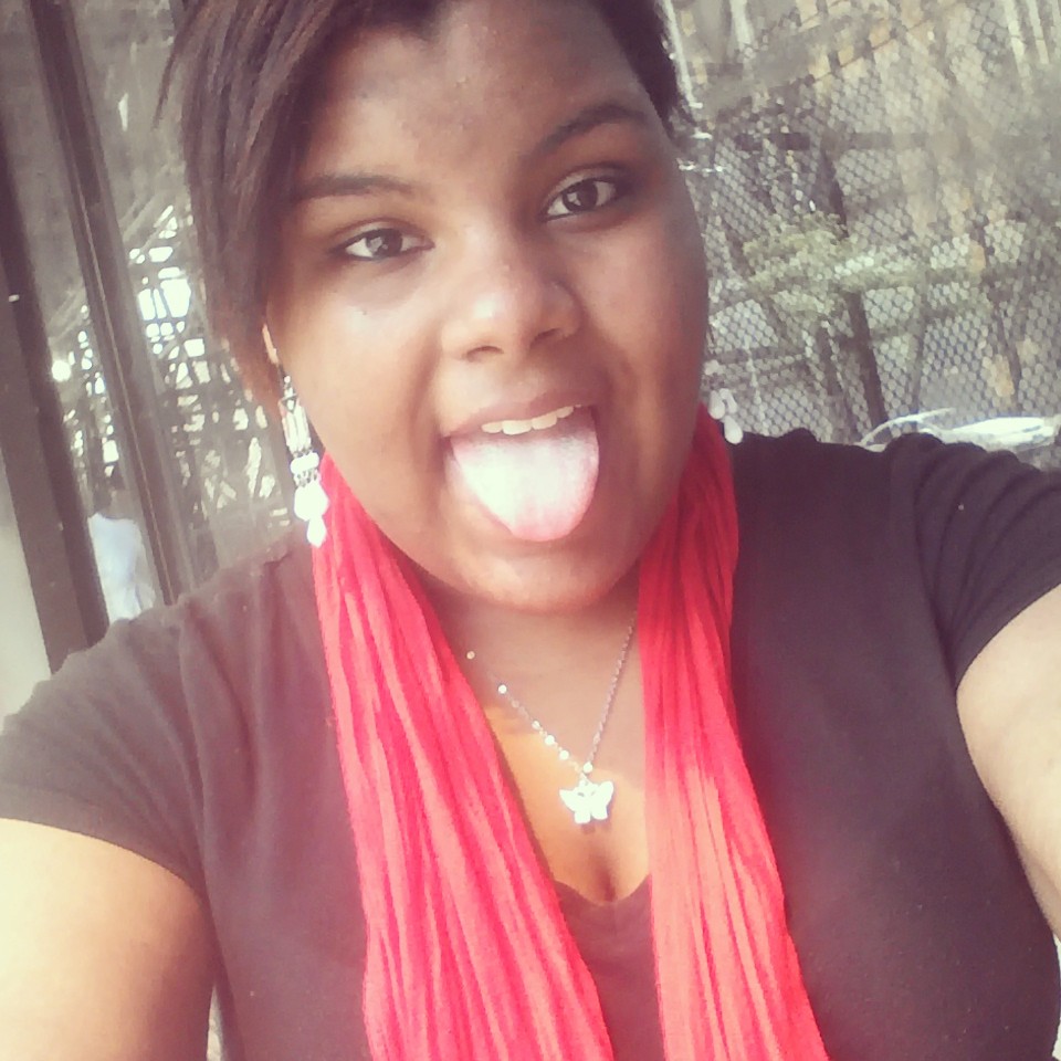 Tongue out