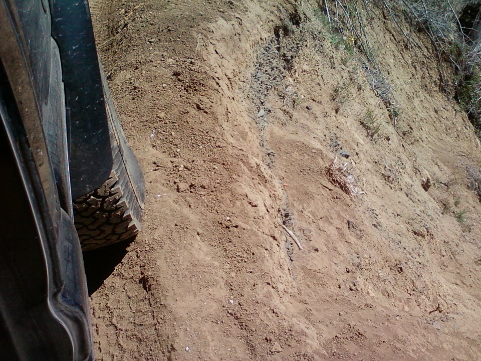 came real close didnt i it doesnt look like it from the pic but i was right about to go off the road