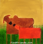 Mother&child-Oil on 